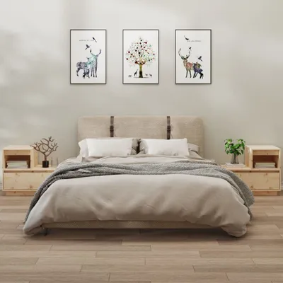 Produktbild von vidaXL Nachttische 2 Stk. 60x34x51 cm Massivholz Kiefer