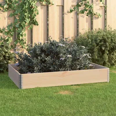 Image de Maison Exclusive - Potager surélevé 80 x 120 cm en pin massif