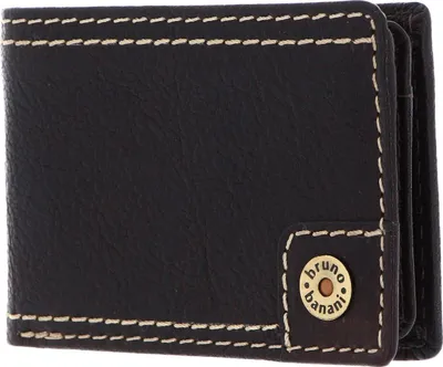 Image de bruno banani Cuir porte-monnaie Mini Wallet Brown brun