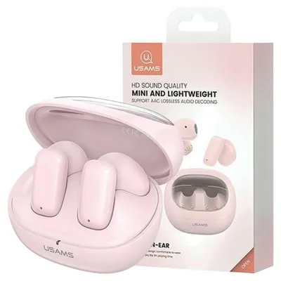 Produktbild von Usams Bluetooth-Kopfhörer 5.3 Tws Td Serie Wireless Pink/Pink Bhutd03 (Td22)