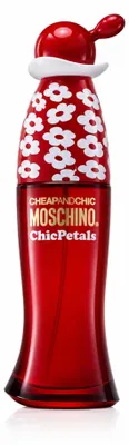 Produktbild von Moschino Cheap & Chic Chic Petals, Frauen, 100 ml, Nicht nachfüllbare Flasche, Spray, ALCOHOL DENAT. (SD ALCOHOL 39C), PARFUM (FRAGRANCE), AQUA (WATER), ETHYLHEXYL METHOXYCINNAMATE,...