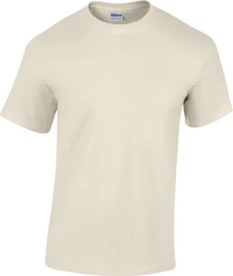 Produktbild von Gildan 5000 | Heavy Baumwolle  Herren T-Shirt - Farbe: Natural - Größe: 3XL