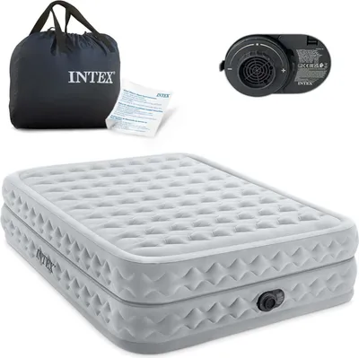 Obrázek produktu pro Nafukovací matrace 203x152x51 cm s elektrickou pumpou INTEX 64490ND pro pohodlný spánek