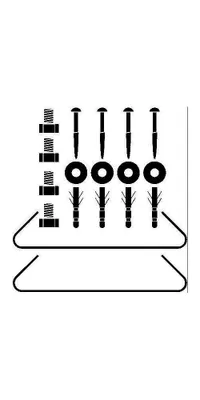 Obrázok produktu pre HANSGROHE 27999000 Eckmontageset Raindance Lift