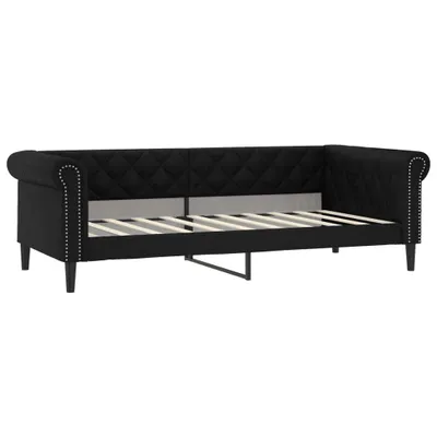 Produktbild von vidaXL Tagesbett Schwarz 90x190 cm Kunstleder