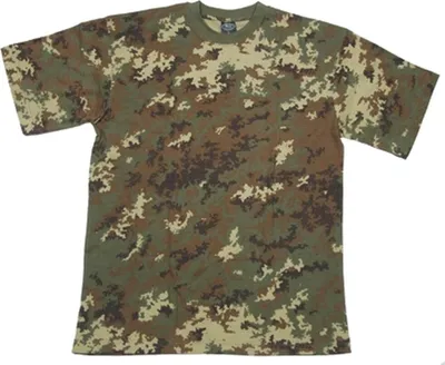 Produktbild von MFH BW Tarnmuster-T-Shirt vegetato, 160g/m2