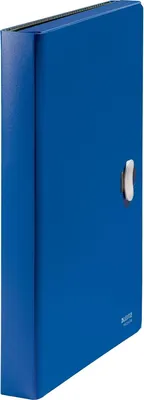 Image de 5x LEITZ 46240035 Fächermappe Recycle 5 Fächer blau