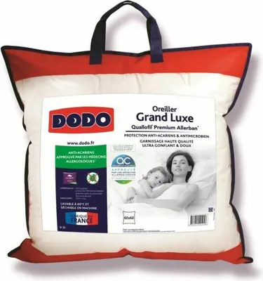 Produktbild von DODO Großes Luxus-Kissen Weiß 60 x 60 cm