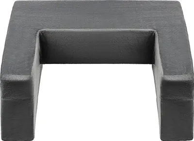 Produktbild von SucceBuy Lesekissen Bettkissen (610 x 533 x 290 mm) mit abnehmbarem Stoffbezug, Schoß-Schreibtischkissen mit zwei Taschen und Getränkehalter, Memory Foam-Bettauflage für Fernsehen, Lesen und Spielen in Grau