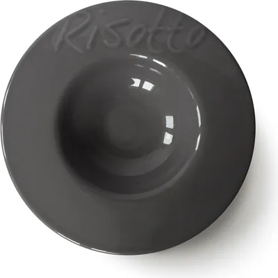 Produktbild von Risottoteller VESUV 26,5 cm Dunkelgrau - TRATTORIA - aus Porzellan / CreaTable