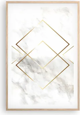 Produktbild von Gerahmtes Poster - Rahmen in heller Eiche - Abstraktion modern - 61x91,5 cm - Wand Bild - Wanddeko - Wandbilder - Wandposter - Bilderrahmen - Bilder - Kunstdruck - Wandbild - P2NPA61x91-4022