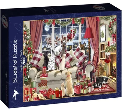 Imagen del producto de BLUEBIRD Puzzle: "Estoy esperando a Papá Noel". 2000 piezas