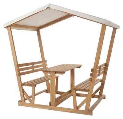 Produktbild von home24 Gartensitzgruppe - Akazie Massiv / Polyester - Braun
