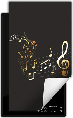 Produktbild von DarHaus Herdabdeckplatte 1 teilig 30x52 cm Anti Rutsch Matte Aufrollbar, Hinweise