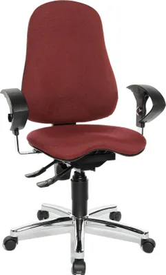 Produktbild von Drehstuhl Schreibtischstuhl Bürostuhl Topstar Sitness 10 bordeaux rot