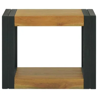 Immagine prodotto di vidaXL Mensola da bagno a parete 45x45x35 cm in legno massiccio teak