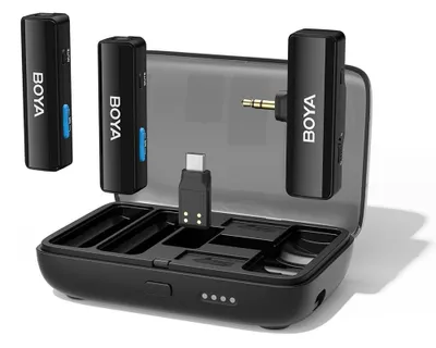 Image de BOYALINK 2 – Système de micro à 2,4 GHz pour PC, appareils photo, caméscopes, appareils USB-C et iOS, smartphones, tablettes et ordinateurs portables