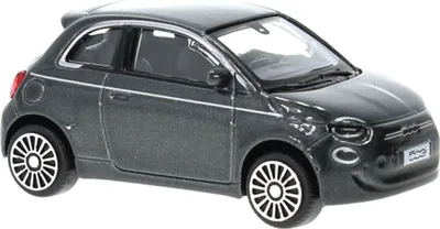 Produktbild von Bburago Fiat 500e grau metallic 2024