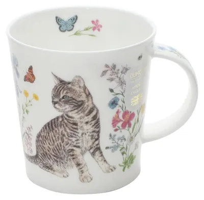 Bone China Kaffeebecher mit Katzenmotiv, 0,32 l, Lomond