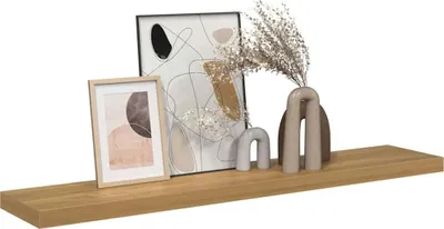 Produktbild von Wandregal Wandmontiert Braun 120 x 23,5 x 4 cm Holzwerkstoff