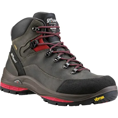 Produktbild von Grisport Schnürstiefel Dakar Gritex anthrazit/rot Gr. 37