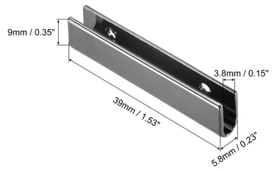 Produktbild von 4Stk. Gš¹rtelschnalle Endspitze Zinklegierung Rei?verschluss Clip Strap Endkappen fš¹r Leder N?hen Dekoration DIY Zubeh?r (1.53 Zoll Schwarz)