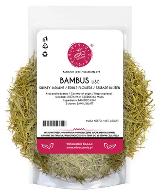 Image de Feuilles de bambou séchées, 250 g, feuilles comestibles, fleurs comestibles