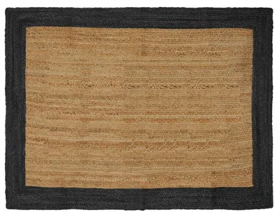 Produktbild von Bereichsteppich Dunkelgrau 120 x 170 cm Jute
