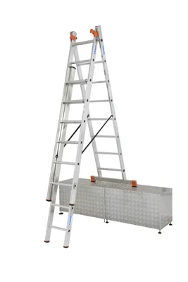 Obrázok produktu pre KRAUSE 129741 Spro.Leiter Treppe 3teil 3x8