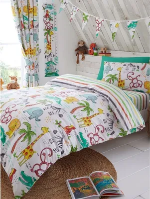 Obrázek produktu pro Sada ložního prádla "Jungle Fun" AG3610 (junioři) (barevná)
