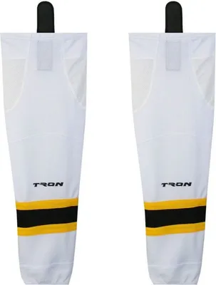 Produktbild von TRONX SK300 Senior Hockeysocken, Boston Bruins, Weiß, Größe: 30 Zoll
