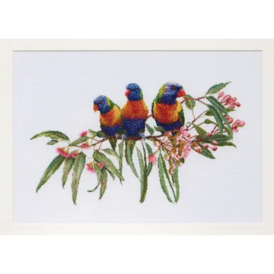 Produktbild von Thea Gouverr Kreuzstich Stickpackung "Loris Aida", Zählmuster, 52x36cm