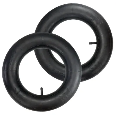 Imagen del producto de Mangueras de repuesto para carretillas, 3.50-8, 2 unidades, con válvula recta, para carritos de mano