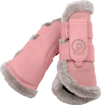 Image de Eskadron Guêtres Mesh Faux Fur Platinum 2025 Protection de jambe Soft Rouge L