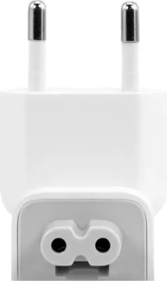 Produktbild von kwmobile Netzteiladapter Duckhead für Apple iPad 10W/12W und MacBook MagSafe 1/2 Ladegeräte, EU, 2-Pin, weiß, passgenau
