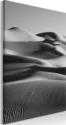 Produktbild von Italienischer Leinwand Leinwandbild - Desert Dunes (1 Part) Vertical 80x120 cm Landschaften c-B-0406-b-a