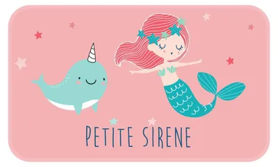 Produktbild von Kinderteppich PETITE SIRENA, 45 x 75 cm