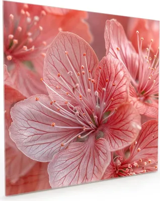 Produktbild von Küchenrückwand Spritzschutz Glas mit Motiv Blumenpracht 40 x 40 cm