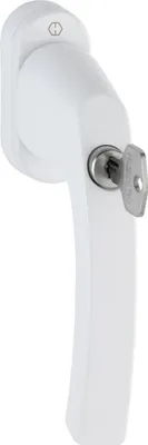 Produktbild von Hoppe Fenstergriff 099S/U52Z 200NM F 9016 7/037 / 4W1323-EW M5X45