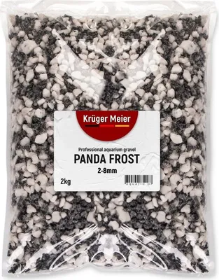 Immagine prodotto di Kruger Meier Panda Frost 2–8 mm – Ghiaia per acquari 2 kg