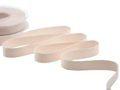 Poly-Katoenband matt, puderrosa, 15 mm x 25 m