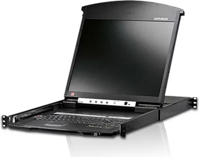 Produktbild von ATEN KL1516AiN - KVM-Konsole mit KVM-Switch - 16 Anschlüsse - PS/2, USB - Deutsch - 4