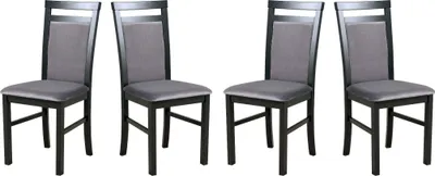 Produktbild von Esszimmerstuhl - Set  4x MILANO 5 schwarz, Kronos 22