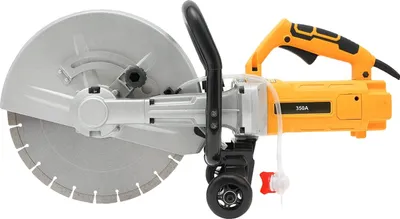 Immagine prodotto di Tagliabetonatrice elettrica, potenza 3000 W, velocità di taglio efficiente, colore giallo