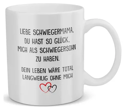 Produktbild von 22Feels Schwiegermama Geschenk von Schwiegersohn Bräutigam Hochzeit Frauen Tasse Mutter der Braut Schwiegermutter Geschenkidee Geburtstag Weihnachten Kaffeetasse Haferl Muttertag Schwiegereltern