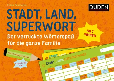 Produktbild von Stadt, Land, Superwort - Der verrückte Wörterspaß für die ganze Familie
