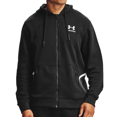 Produktbild von Under Armour Rival Logo Fleece FZ Hoodie - Gr. MD