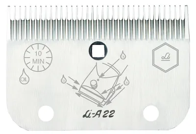 Produktbild von Lister Schermesser Pferdeschur UNTERMESSER A 22 1 Stück