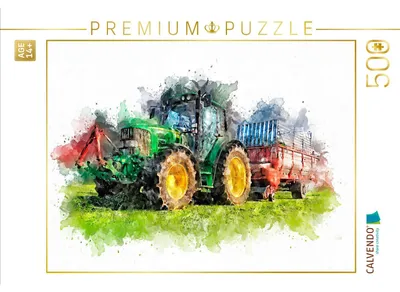 Produktbild von CALVENDO Puzzle Traktor | 500 Teile Lege-Größe 48 × 36 cm Foto-Puzzle für Erwachsene