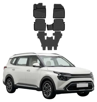 Imagen del producto de OMAC: Alfombrillas para el suelo de Kia Carens IV (2022-2026), de goma TPE, color negro, juego de 5 piezas, Imagen generada por IA